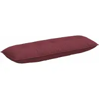 vidaXL Coussin de Dos Bordeaux 140 x 19 x 50 cm tissu