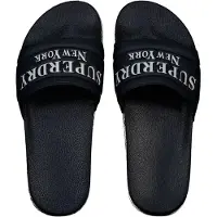 Superdry Destination Pool Slides Noir EU 36-37 Femme