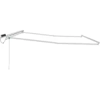 vidaXL Armature de store électrique blanche 5 x 3,5 m en acier