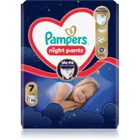 Pampers Night Pants Size 7 culottes de protection jetables pour la nuit 15+ kg 35 pcs