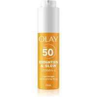Olay Vitamin C Brighten & Glow fluide hydratant à base de niacinamide SPF 50+ 50 ml