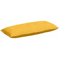 vidaXL Coussin dorsal jaune clair 120 x 50 cm Tissu velours côtelé