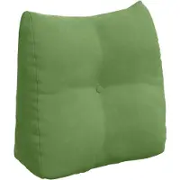 vidaXL Coussin de Dos Vert clair 45 x 24 x 50 cm Velours