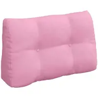 vidaXL Coussin de Dos Rose 80 x 24 x 50 cm tissu