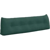 vidaXL Coussin de Dos Vert foncé 160 x 24 x 50 cm Velours