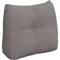 vidaXL Coussin de Dos Taupe 60 x 24 x 50 cm tissu