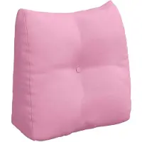 vidaXL Coussin de Dos Rose 45 x 24 x 50 cm tissu