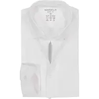 MARVELIS Performance Body Fit Chemise en jersey blanc, Unicolore