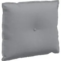 vidaXL Coussin de Dos Gris clair 60 x 19 x 50 cm tissu