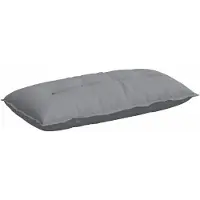 vidaXL Coussin de Dos Gris clair 100 x 19 x 50 cm tissu