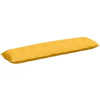 vidaXL Coussin lombaire , jaune clair, 200 x 50 cm, tissu corduroy