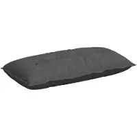 vidaXL Coussin dorsal gris foncé 100 x 50 cm Tissu velours côtelé