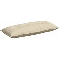 vidaXL Coussin de Dos Crème 120 x 19 x 50 cm tissu