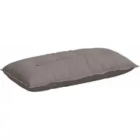 vidaXL Coussin de Dos Taupe 100 x 19 x 50 cm tissu