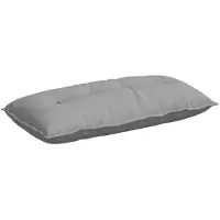 vidaXL Coussin de Dos Gris nuage 100 x 19 x 50 cm tissu