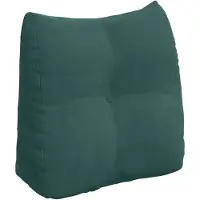 vidaXL Coussin de Dos Vert foncé 45 x 24 x 50 cm Velours