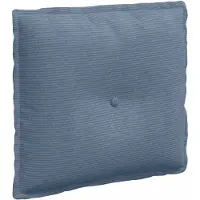 vidaXL Coussin De Dos Bleu 50 X 45 Cm Tissu En Velours Côtelé