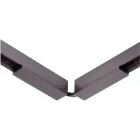 Lucide Pièce d’accouplement flexible monophasée Linial chrome noir mat