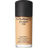 MAC Mini Studio Fix Fluid SPF 15 24HR Matte Foundation + Oil Control fond de teint matifiant SPF 15 teinte NC15 15 ml