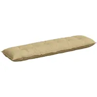 vidaXL Coussin De Dos Vert Gris 180 X 50 Cm Tissu En Velours Côtelé