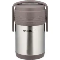 King Hoff Récipients Alimentaires - Kinghoff - Kh-4075 - 1.5l - 3 Récipients Scellés - Mixte