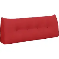vidaXL Coussin De Dos Rouge 120 X 24 X 50 Cm Tissu