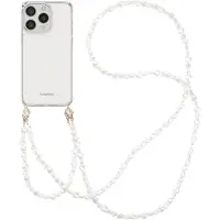 IMoshion Coque avec dragonne + bracelet Apple iPhone 15 Pro Max - Perles Cœurs