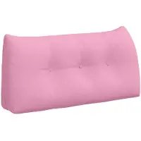 vidaXL Coussin De Dos Rose 100 X 24 X 50 Cm Tissu