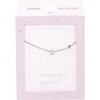 Depesche Collier « Heart of Gold » couleur argent avec la lettre D