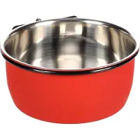 Flamingo écuelle pour boire et manger Avaro avec écrou à vis rouge/noir