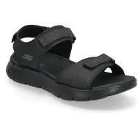 SKECHERS Homme Go Walk Sandales Flex Noir