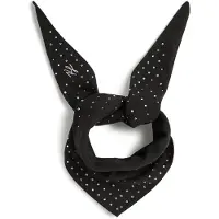 Karl Lagerfeld Foulard noir / transparent