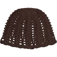 Bershka Bonnet brun foncé