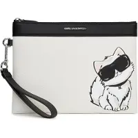 Karl Lagerfeld Porte-monnaies ' Ikon Choupette Beutel ' blanc