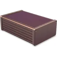 Hammond Electronics Boîtier en aluminium 1455 (Boîtier), Accessoires électroniques + boîtier, Noir