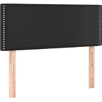vidaXL Tête de lit noir 90x5x78/88 cm similicuir