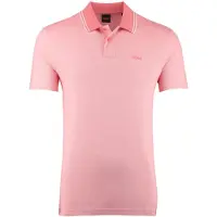 BOSS Pe Oxford New Short Sleeve Polo Rose S Homme