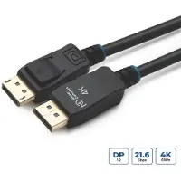 Microconnect 4K DisplayPort 1.2 Cable 1m Displayport version 1.2 (1 m), Câble vidéo, Noir
