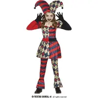Guirca Diamond Harlequin Infant Costume Multicolore 5-6 Years