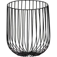 Serax Panier Catu Black Metal Sculptures Large