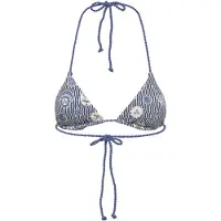 Rip Curl Catalina Waves Sliding Triangle Bikini Top Bleu S Femme