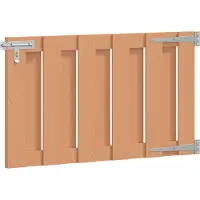 vidaXL Porte De Jardin 100 X 60 Cm Wpc Et Aluminium Marron