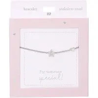 Depesche Bracelet argenté « Heart of Gold » étoile - Bijoux pour femmes