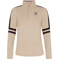Protest Prue Half Zip Long Sleeve T-shirt Beige XL Femme