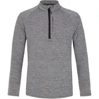 Protest Henry Half Zip Long Sleeve T-shirt Gris S Homme