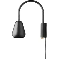 Nuura Aps Applique Murale , Anoli, dimmable, Noir, Salon / séjour, Métal, Moderne