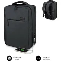 Subblim Traveller Airpadding 15.6'' Sac à dos pour ordinateur portable Noir Noir One Size