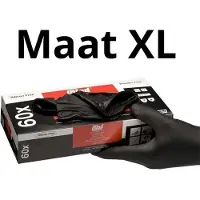 Colad Nitrile Glove 60 Units Noir XL