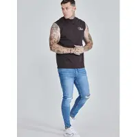 SikSilk T-Shirt 'Sleeveless' noir