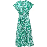 Salsa Jeans Robe Midi à Manches Courtes 21011101